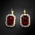 Auskarai "Lurdes II (Siam)" su Swarovski™ kristalais